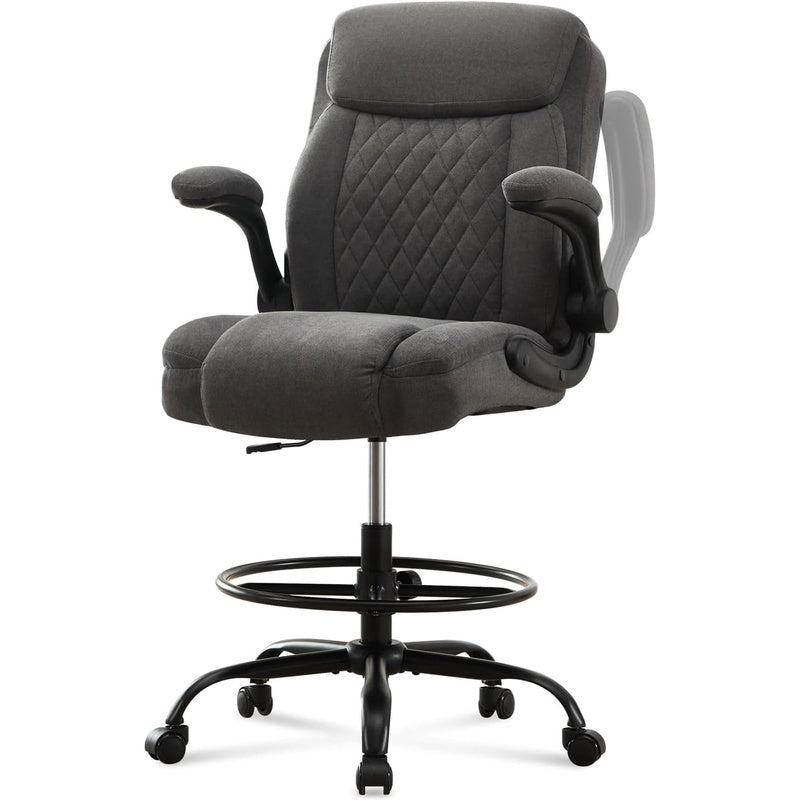 Ergonomic Task Chair with Adjustable Lumbar Grey