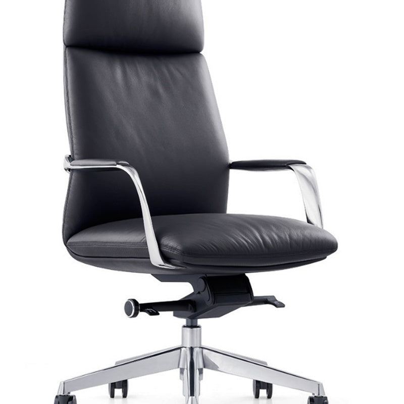 Executive Leather Ergonomic Chair Black Pack of Five
