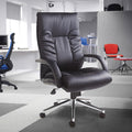 Executive Leather Ergonomic Chair Black Pack of Ten