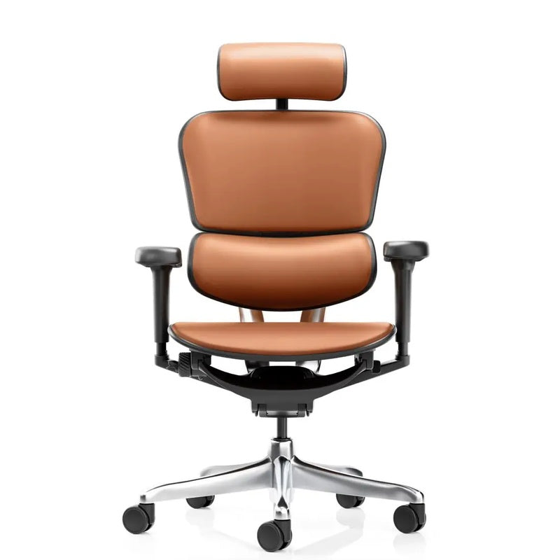 Executive Leather Ergonomic Chair Tan