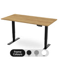 Heavy Duty Dual Motor Sit Stand Desk 1400 by 800 Oak Top Pack of Five