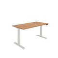 Heavy Duty Dual Motor Sit Stand Desk 1600 by 800 White Top