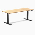 Heavy Duty Dual Motor Sit Stand Desk 1800 by 900 Bamboo Top