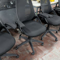 High Back Mesh Chair Black Pack of Five