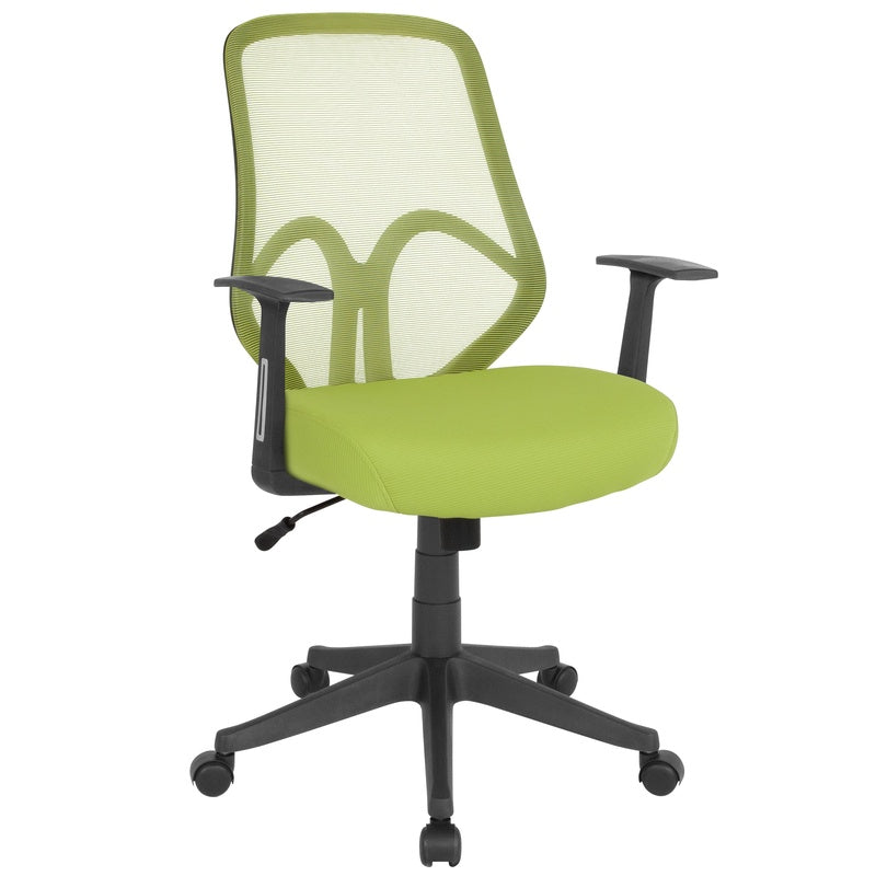 High Back Mesh Chair Green