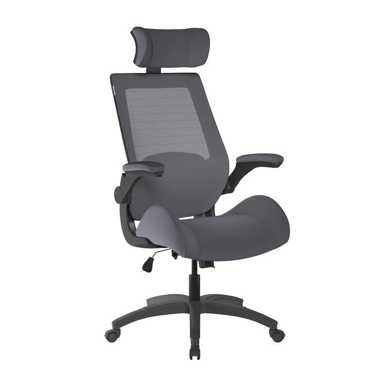 High Back Mesh Chair Grey