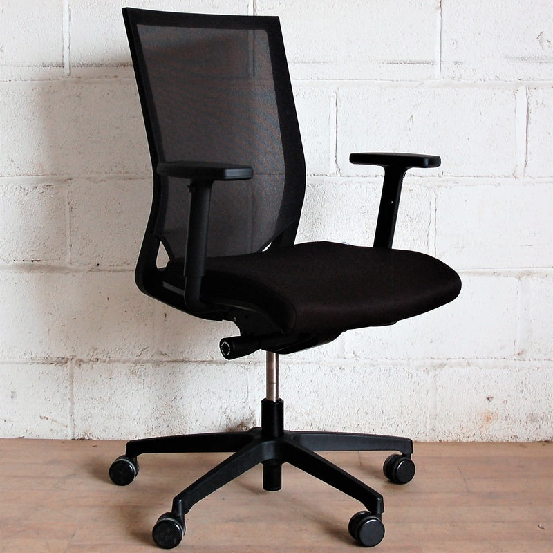 Mesh Back Task Chair Black Pack of Five