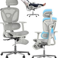 Mesh Chair with 4D Arms and Sliding Seat White Pack of Five