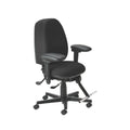 Petite Ergonomic Chair for Shorter Users Black Pack of Five