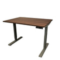 Pro Dual Motor Sit Stand Desk 1200 by 700 Walnut Top