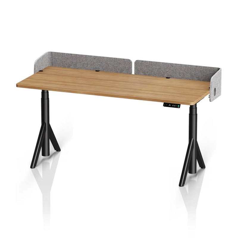 Pro Dual Motor Sit Stand Desk 1800 by 900 Walnut Top