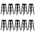 Saddle Stool Black Pack of Ten