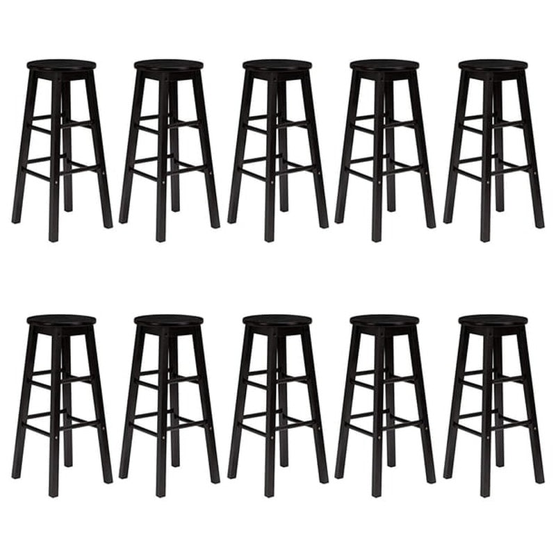 Saddle Stool Black Pack of Ten